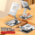 OrbitDesk 360-degree adjustable metal phone and tablet stand