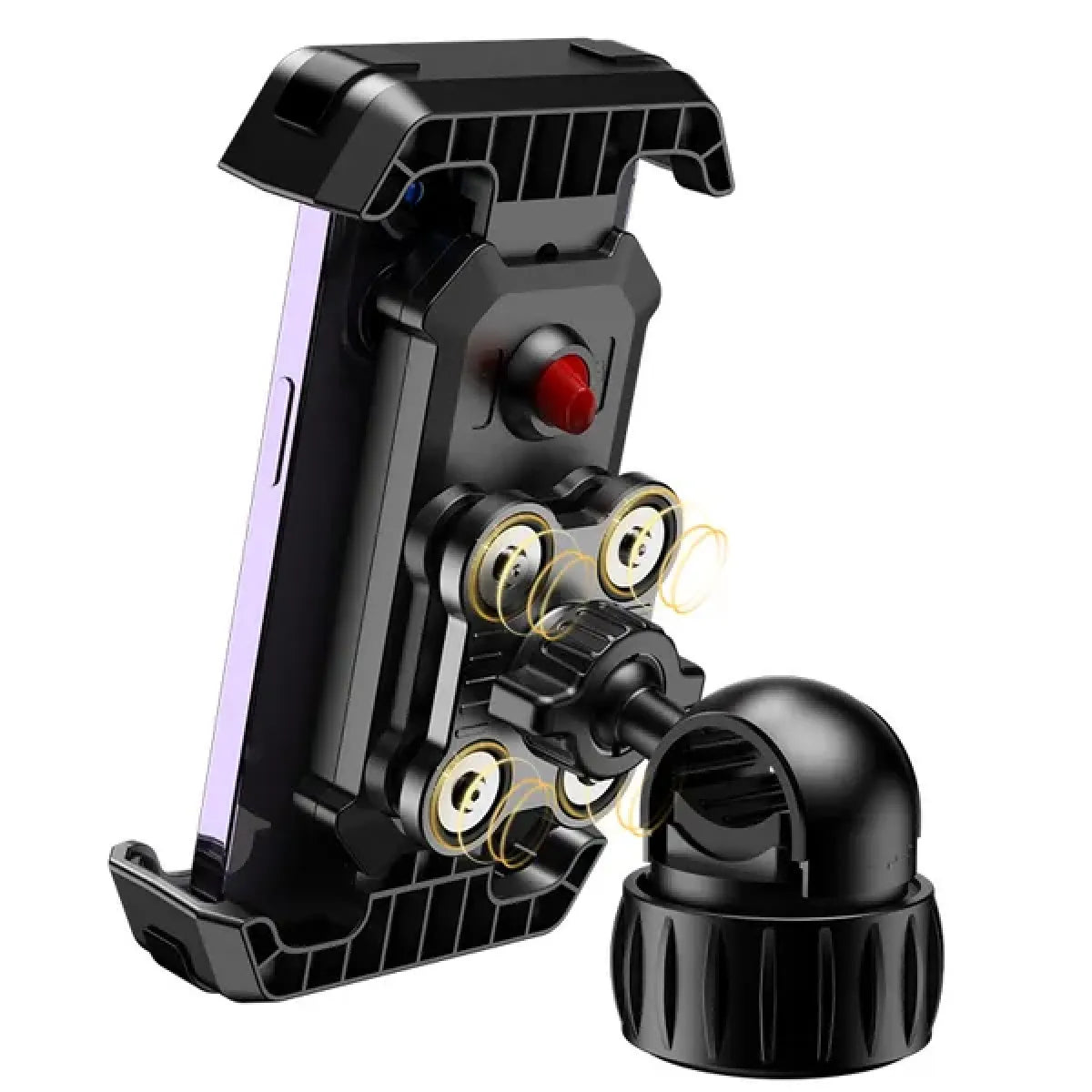 RideGrip 360 Bike and Motorcycle Phone Mount, universal rotating clamp