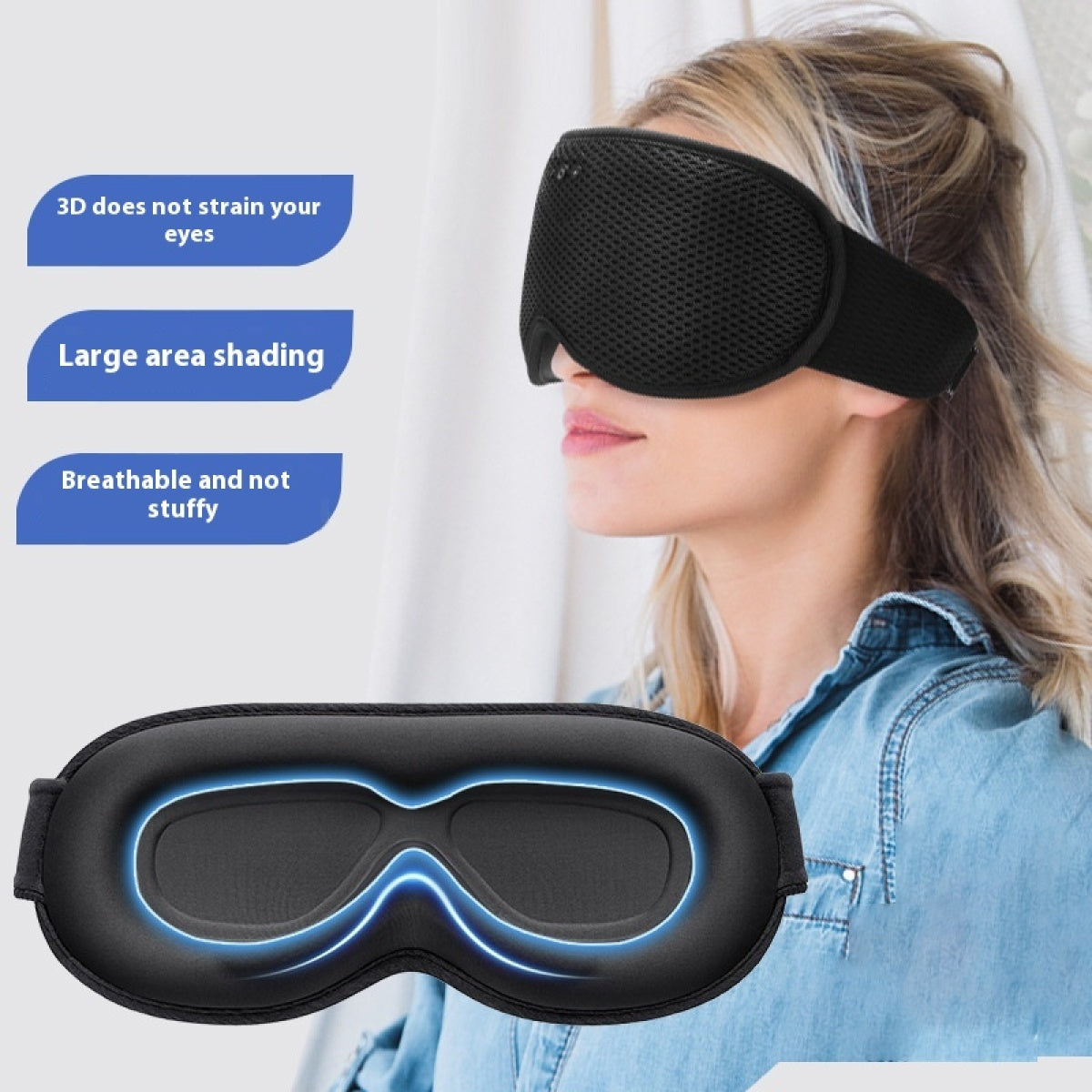 DreamShade 3D Contoured Sleep Mask