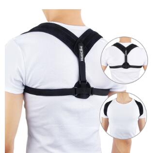AlignFit Posture Corrector - adjustable back support brace for shoulders and spine