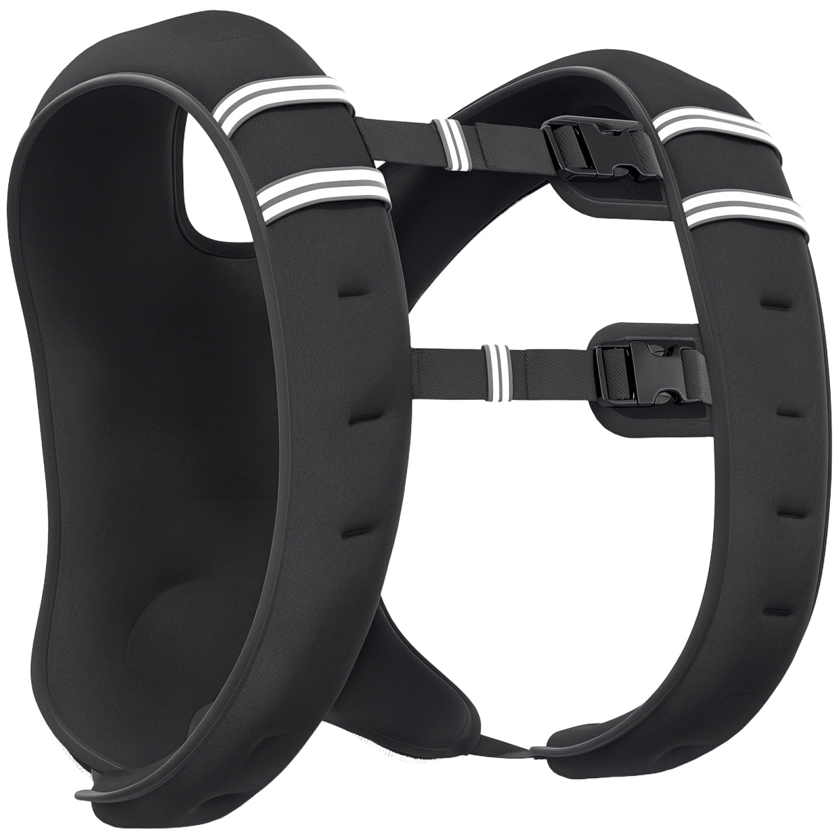 Adjustable weighted training vest with removable weight inserts