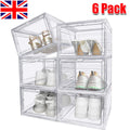 ClearStack Shoe Storage Boxes 6-Pack