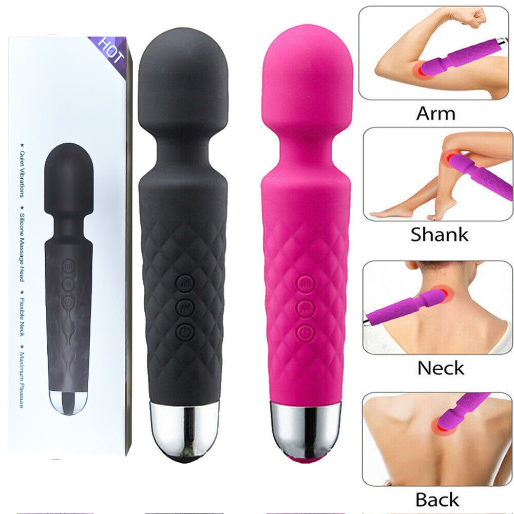 20-speed vibrating muscle massage wand for recovery