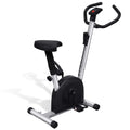 Compact home stationary exercise bike with LCD display