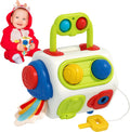 LittleGenius Montessori Busy Board - 9-in-1 sensory activity cube for toddlers
